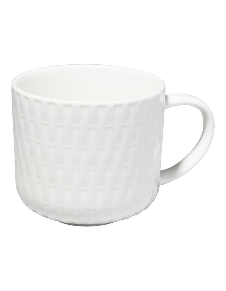 White Basics Mug 380ML Weave