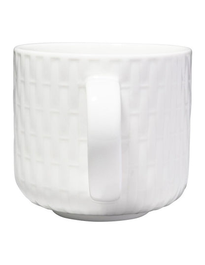White Basics Mug 380ML Weave