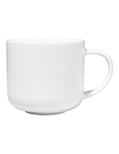 White Basics Mug 380ML Swirl