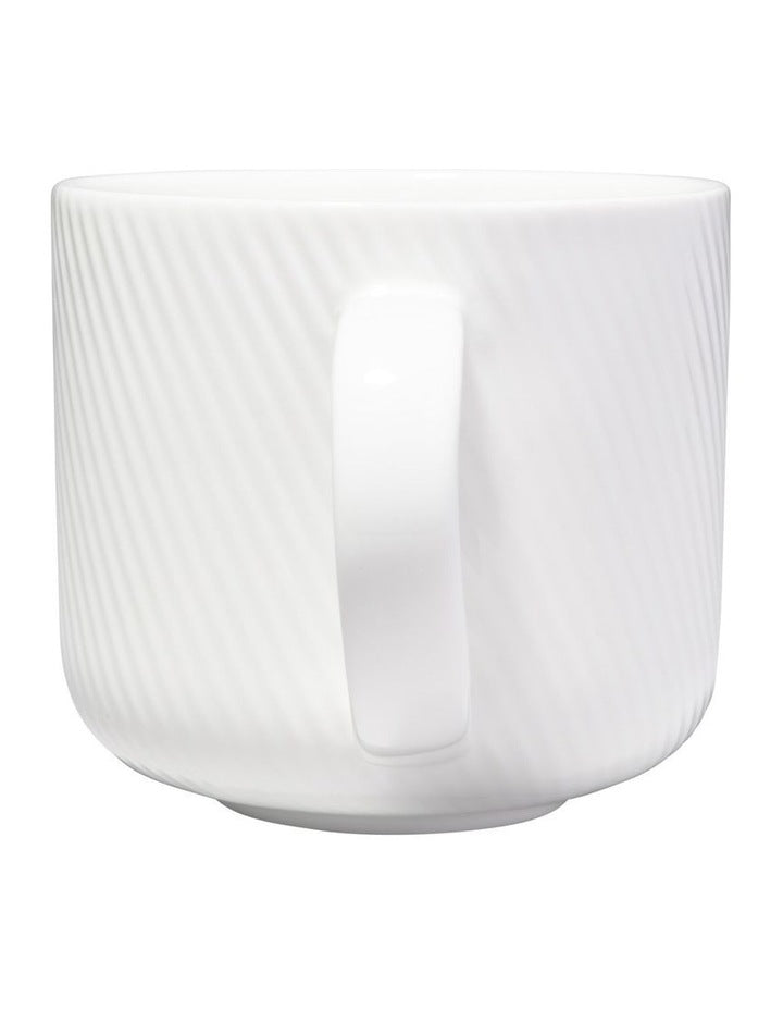 White Basics Mug 380ML Swirl