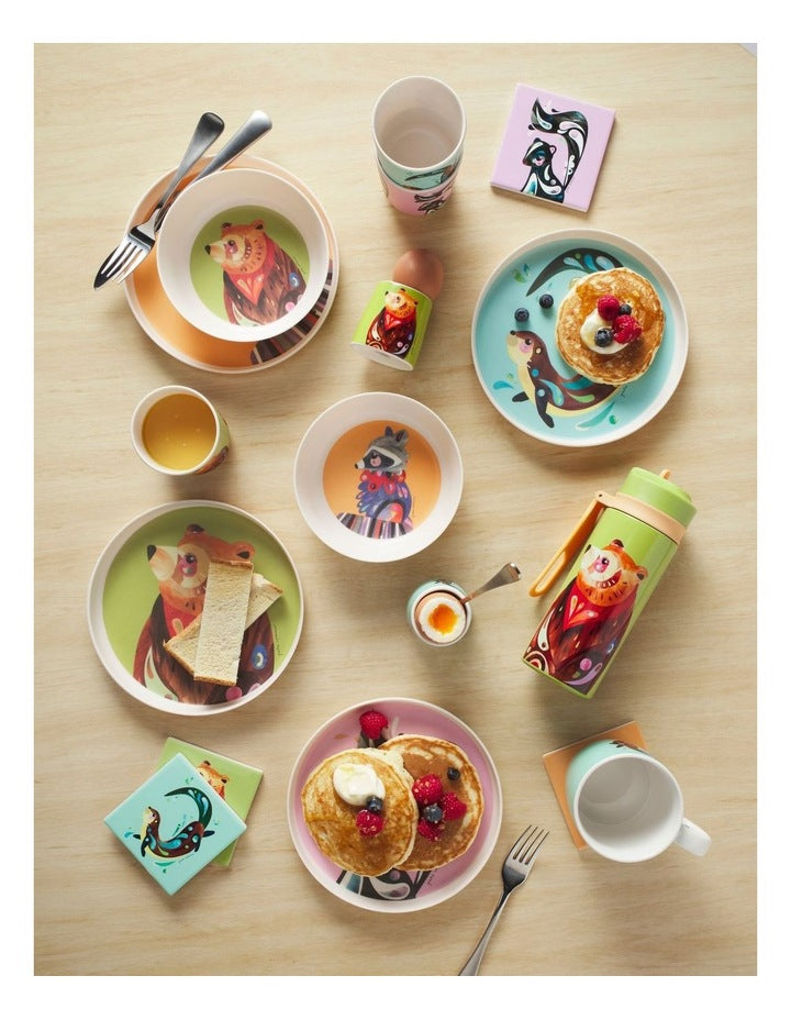 Pete Cromer Woodland Creatures Ceramic Square Coaster 10cm Otter