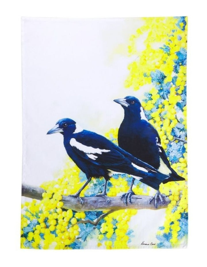 Katherine Castle Song of the South Tea Towel 50x70cm Magpie