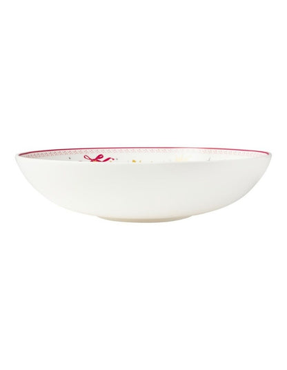 White Christmas 2026 Serving Bowl 28x7cm Gift Boxed