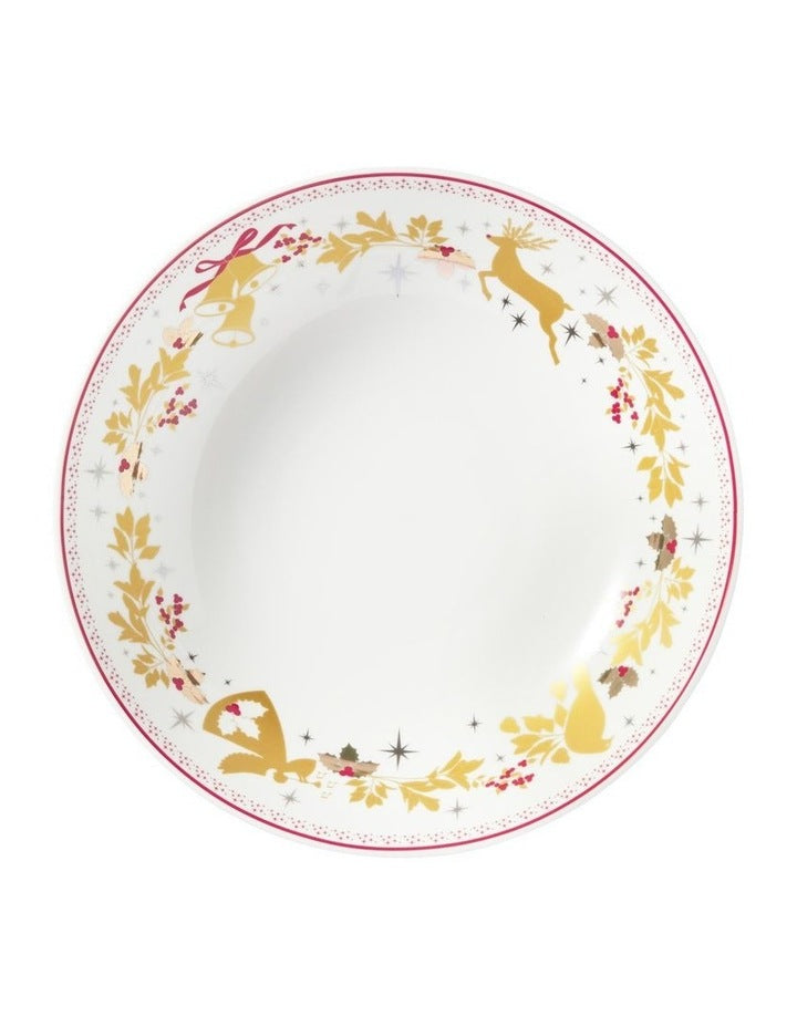White Christmas 2026 Serving Bowl 28x7cm Gift Boxed