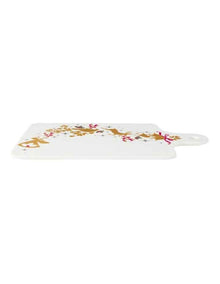 White Christmas 2026 Cheese Paddle & Knife Set Gift Boxed