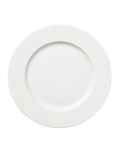 White Basics Diamonds Rim Side Plate 19cm