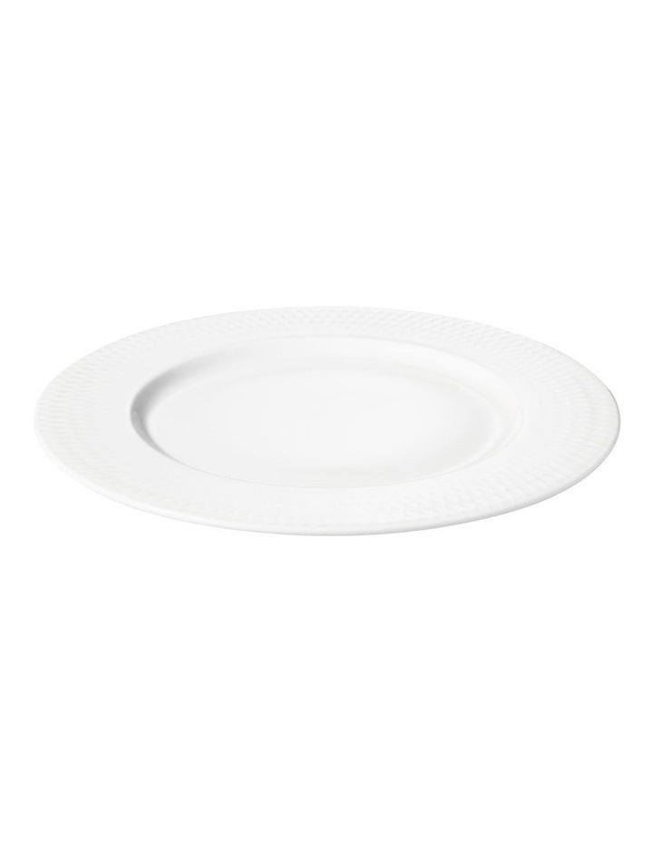 White Basics Diamonds Rim Side Plate 19cm