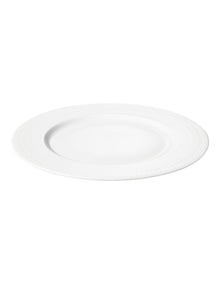 White Basics Diamonds Rim Side Plate 19cm