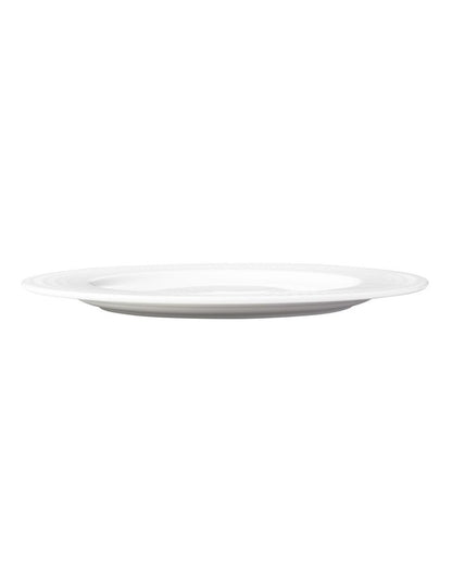 White Basics Diamonds Rim Side Plate 19cm