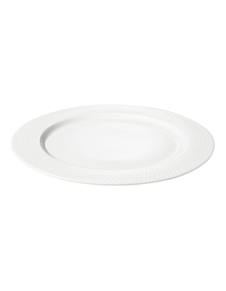 White Basics Diamonds Rim Entree Plate 23cm