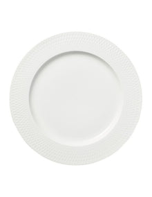 White Basics Diamonds Rim Dinner Plate 27cm