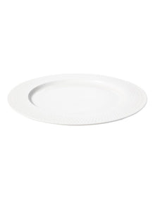 White Basics Diamonds Rim Dinner Plate 27cm