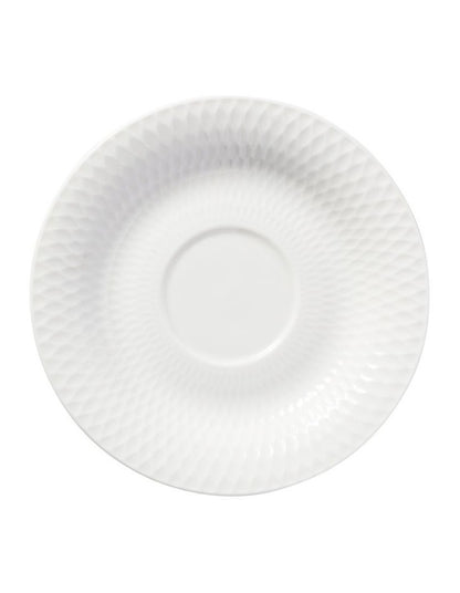 White Basics Diamonds Footed Demi Cup & Saucer 90ML