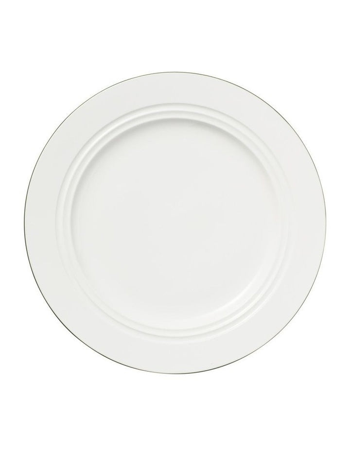 White Basics Edge Rim 12pc Dinner Set Gift Boxed