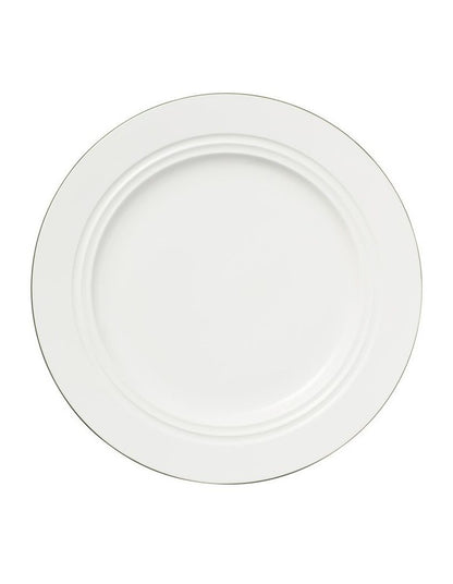 White Basics Edge Rim 12pc Dinner Set Gift Boxed