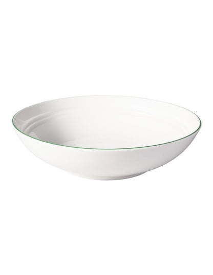 White Basics Edge Coupe Bowl Shallow 18.5x4.5cm