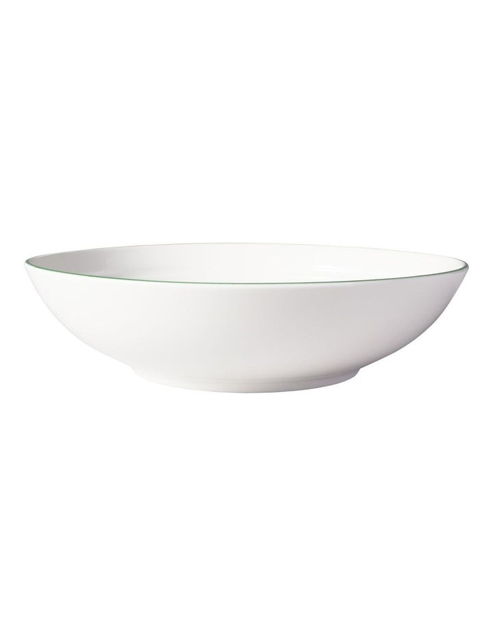 White Basics Edge Coupe Bowl Shallow 18.5x4.5cm