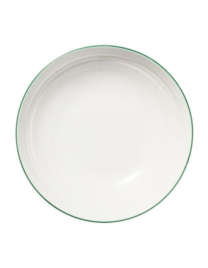 White Basics Edge Coupe Bowl Shallow 18.5x4.5cm