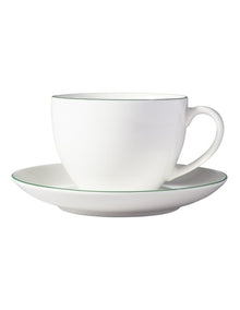 White Basics Edge Cup & Saucer 260ML