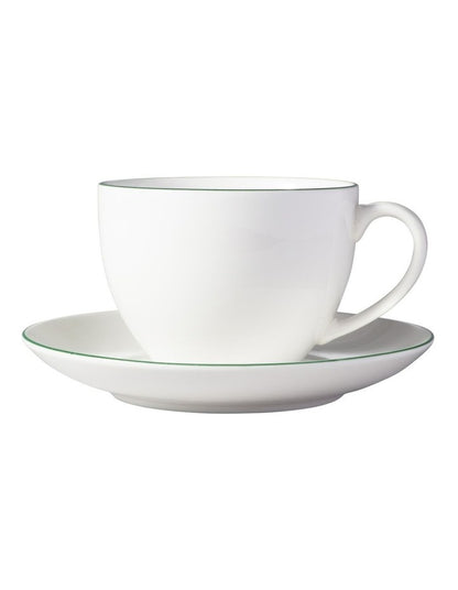 White Basics Edge Cup & Saucer 260ML