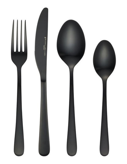 Lume 16pcs Cutlery Set Black Gift Boxed