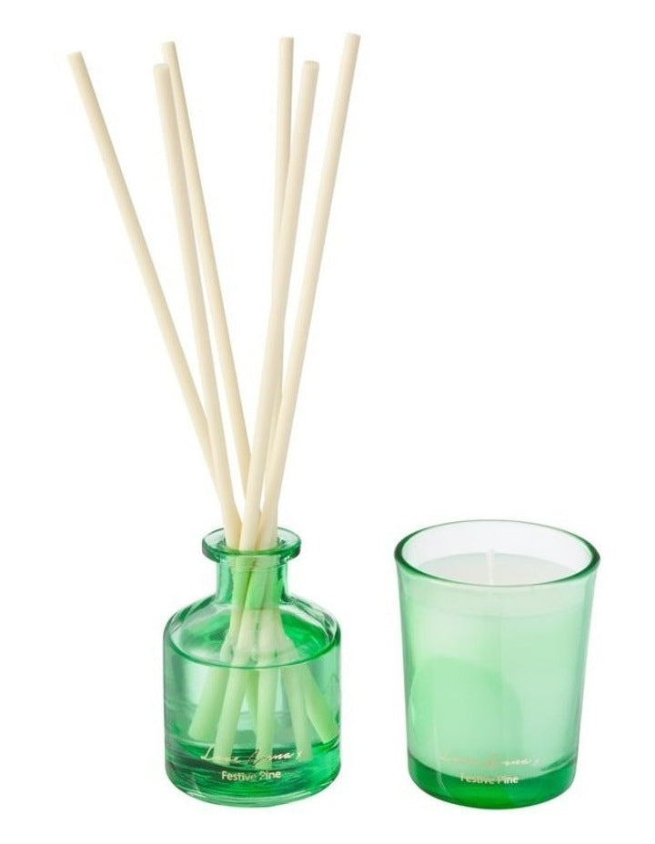 Jolly Folk Festive Pine Candle & Diffuser Set 70g & 40ML Gift Boxed