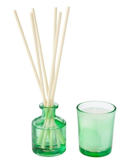 Jolly Folk Festive Pine Candle & Diffuser Set 70g & 40ML Gift Boxed