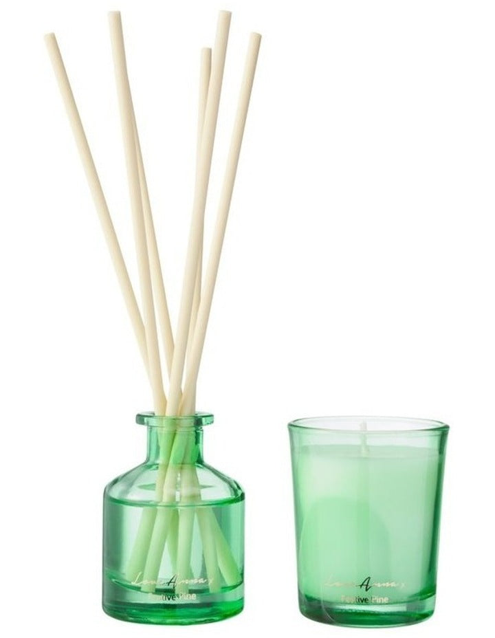 Jolly Folk Festive Pine Candle & Diffuser Set 70g & 40ML Gift Boxed
