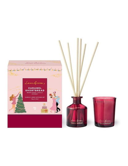 Jolly Folk Caramel Shortbread Candle & Diffuser Set 70g & 40ML GB