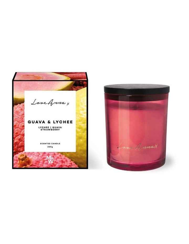 Kitchen Delights Fragrance Candle 205g Guava & Lychee Gift Boxed