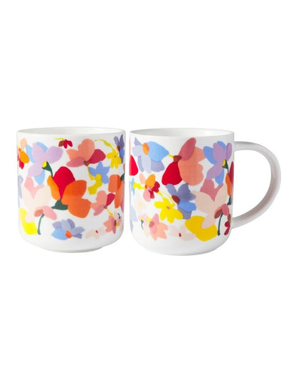 Prudence De Marchi Dancing Flowers Candle & Mug Giftset 180g & 350ML GB