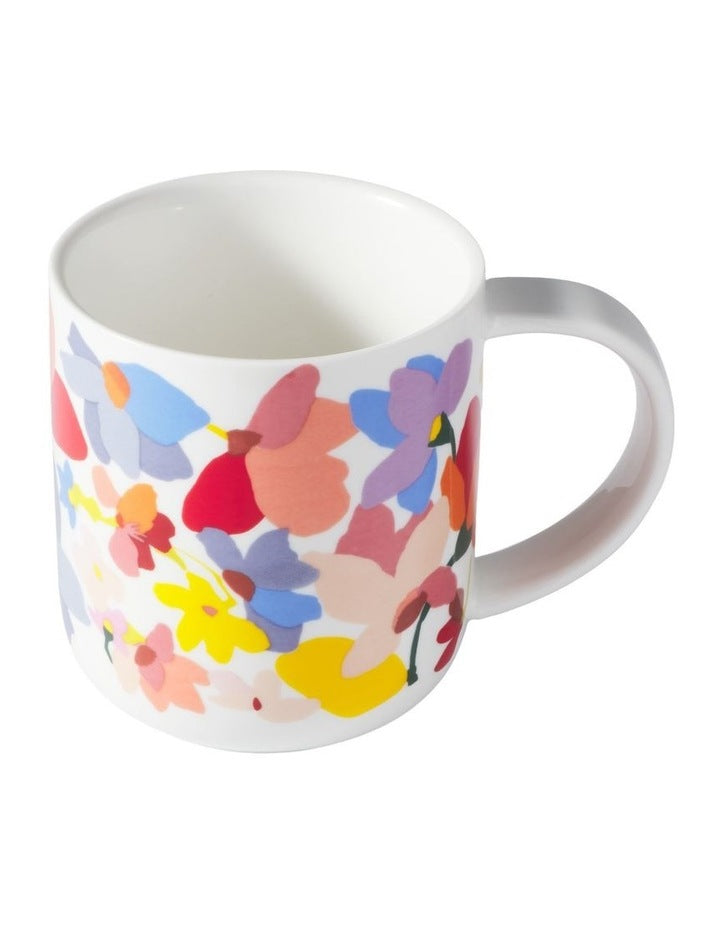 Prudence De Marchi Dancing Flowers Candle & Mug Giftset 180g & 350ML GB