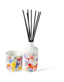 Prudence De Marchi Dancing Flowers Candle 180g & 150ml Diffuser Giftbox Set