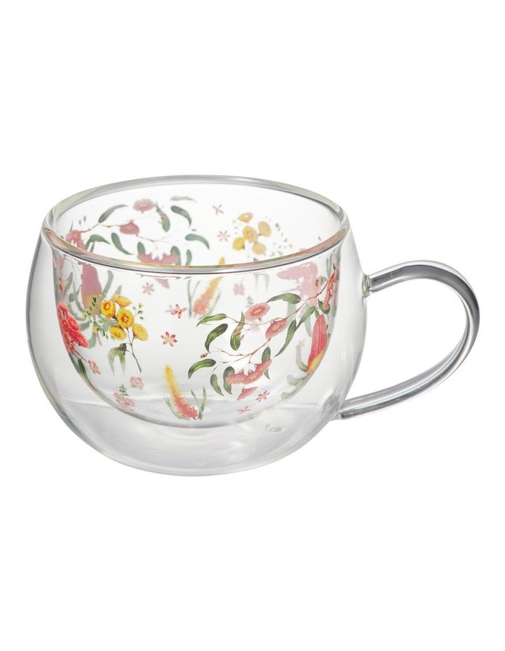 Blend Honey Wattle Double Wall Cup & Saucer 270ML Gift Boxed