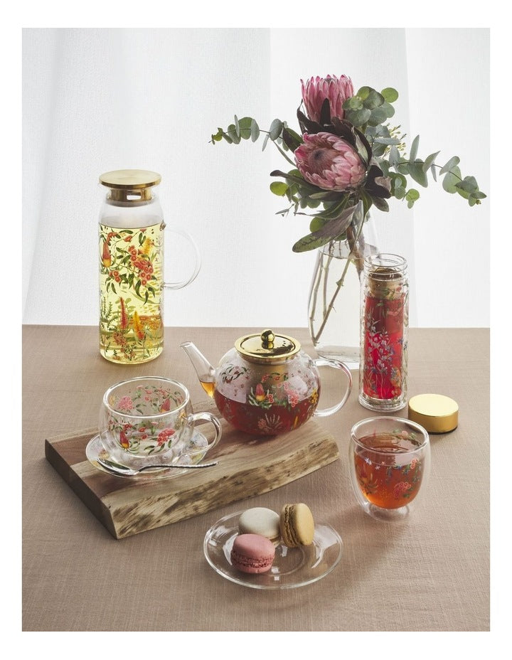 Blend Honey Wattle Double Wall Cup & Saucer 270ML Gift Boxed