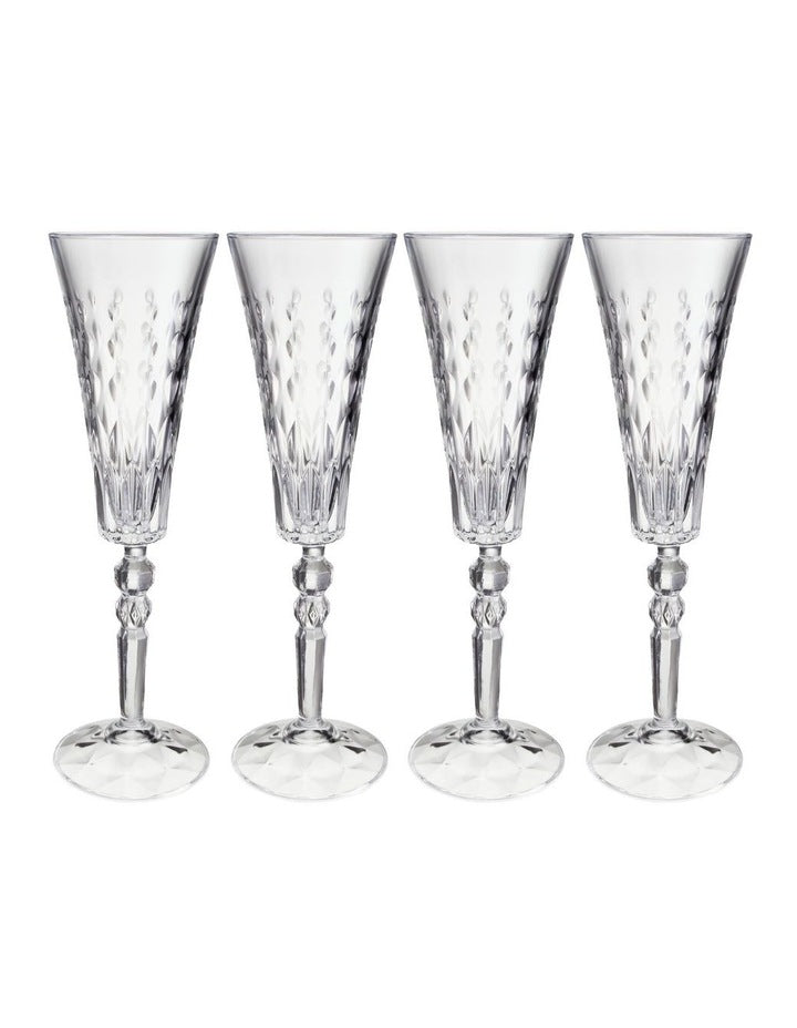 Francesca Flute 160ml Set of 4 Gift Boxed