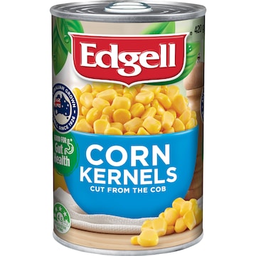 Edgell Australian Grown Sweet Corn Kernels Cut From the Cob 420g