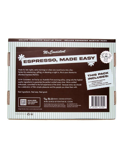 Mr. Consistent Deluxe Espresso Martini Pack