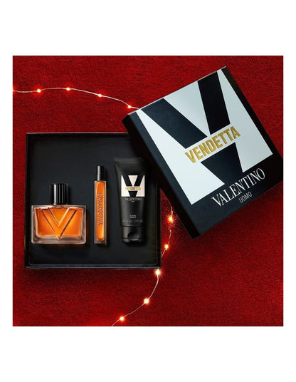 Vendetta Uomo 50ml Set (50ml, 10ml + Shower Gel)