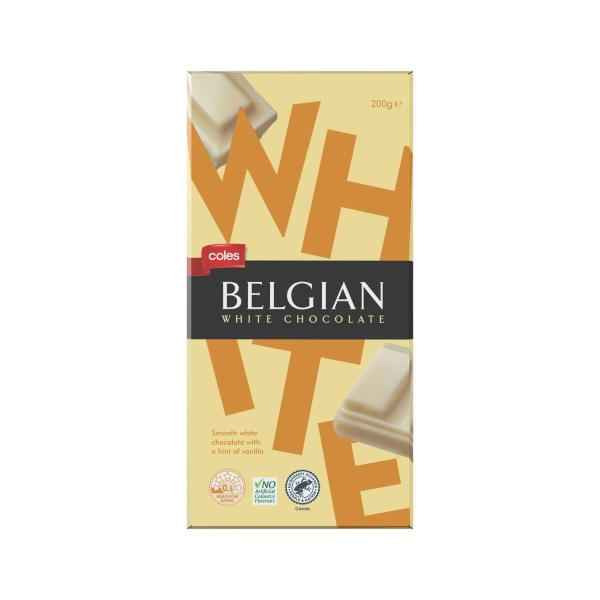 Belgian White Chocolate Block