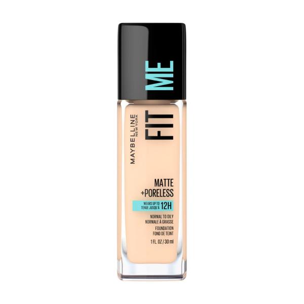 MAYBELLINE FIT ME MATTE+PORELESS LIQUID FOUNDATION LIGHT BEIGE