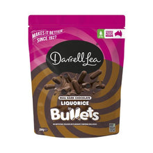 DARRELL LEA DARK CHOCOLATE LIQUORICE BULLETS 204G