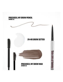 The Brow Booth Limited Edition Full-Size & Mini Brow Trio in Shade 3.5