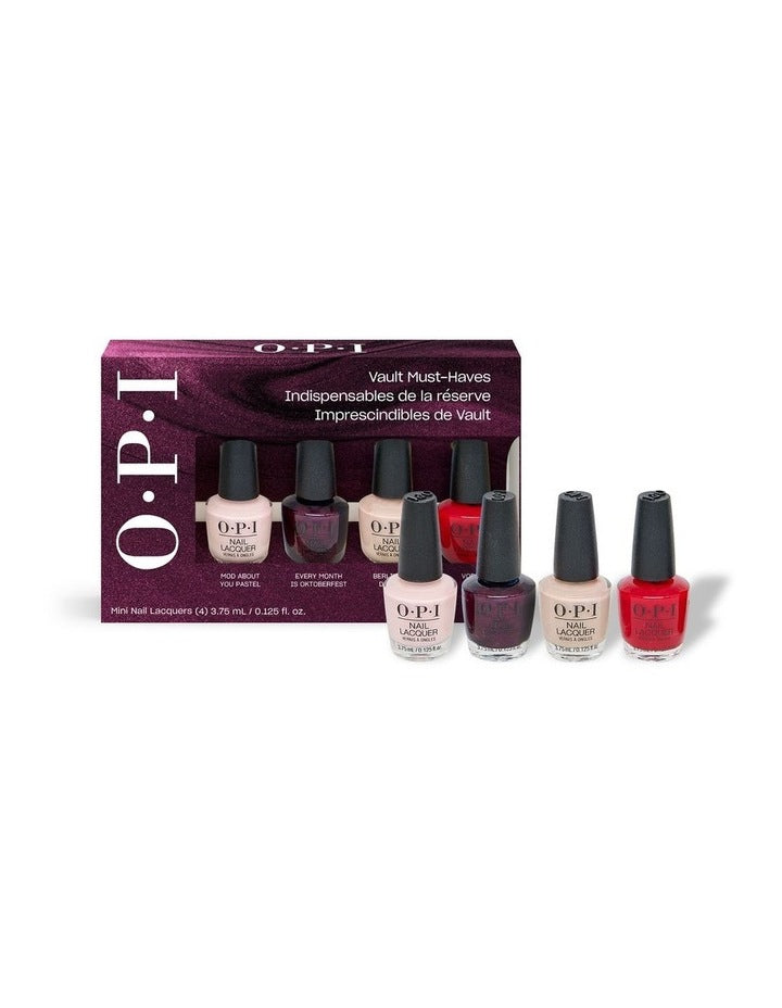 OPI's Most Requested Collection Nail Lacquer 4PC Mini Pack 4x3.75ml