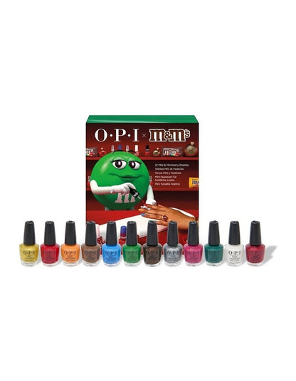 OPI x M&M's Collection Mini Nail Lacquer 12PC Advent Calendar 12x3.75ml