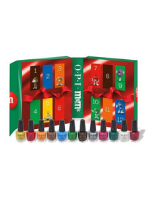 OPI x M&M's Collection Mini Nail Lacquer 12PC Advent Calendar 12x3.75ml