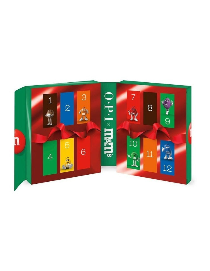 OPI x M&M's Collection Mini Nail Lacquer 12PC Advent Calendar 12x3.75ml