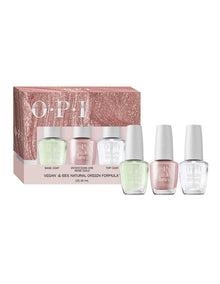 Nature Strong Routine 3PC Gift Set - Base Coat, Intentions are Rose Gold, Top Coat 3x15ml