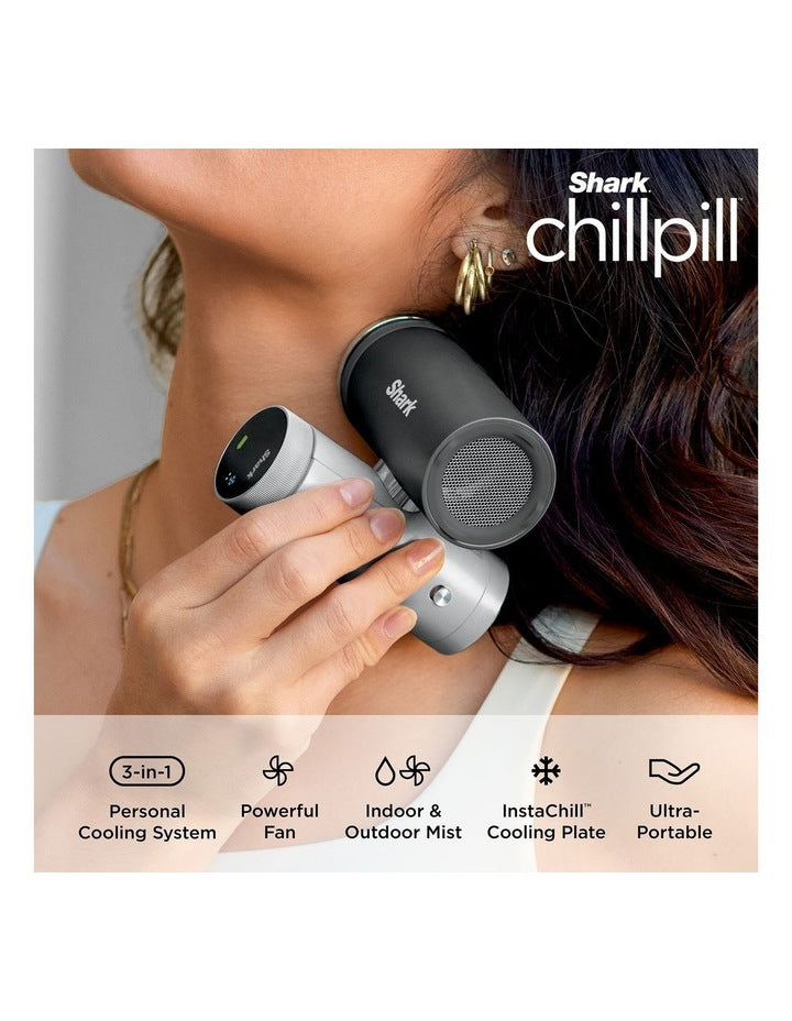Shark ChillPill 3-in-1 Personal Cooling System in Charcoal, FA022ANZ