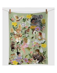 Tea Towel The Secret World Of The Bush
